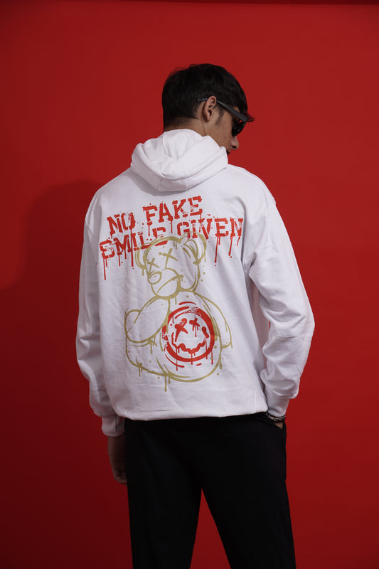 Fake Smile | Printed Hoodie